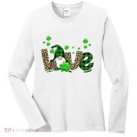 Love Gnome St Patrick's Day Women's Long Sleeve Shirt thumb 0