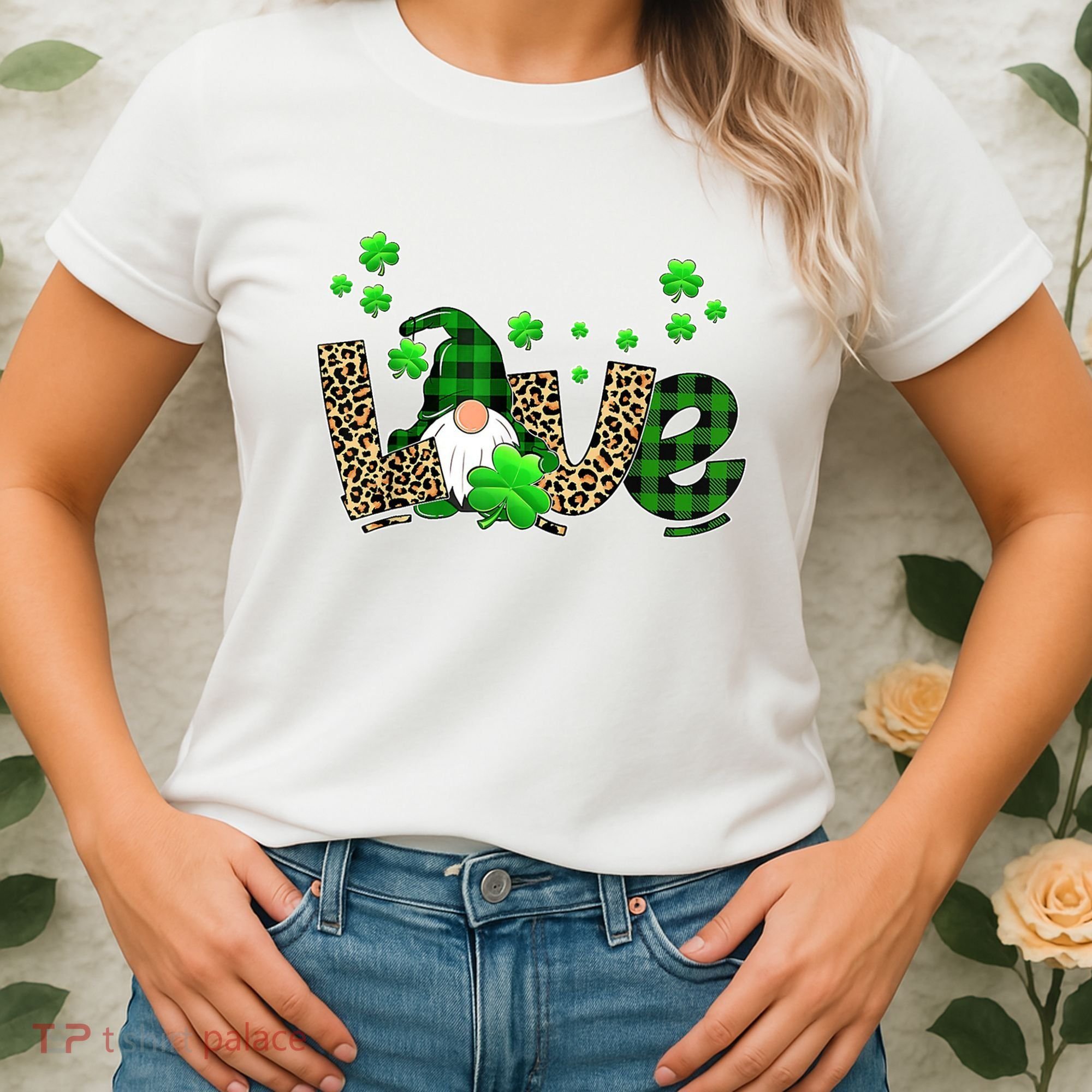 Love Gnome St Patrick's Day Women's T-Shirt