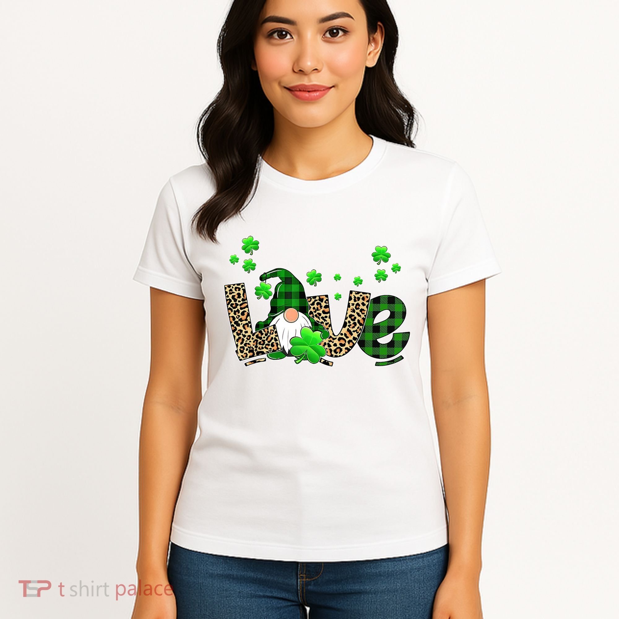 Love Gnome St Patrick's Day Women's T-Shirt