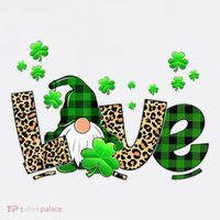 Love Gnome St Patrick's Day Kids Sweatshirt thumb 2