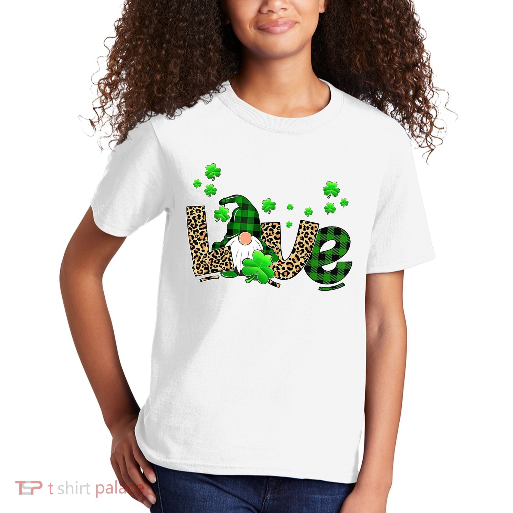 Love Gnome St Patrick's Day Kids T-Shirt