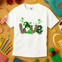 Love Gnome St Patrick's Day Kids T-Shirt thumb 3