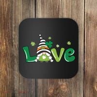 Love Gnome St Patrick's Day Holiday Coaster thumb 0