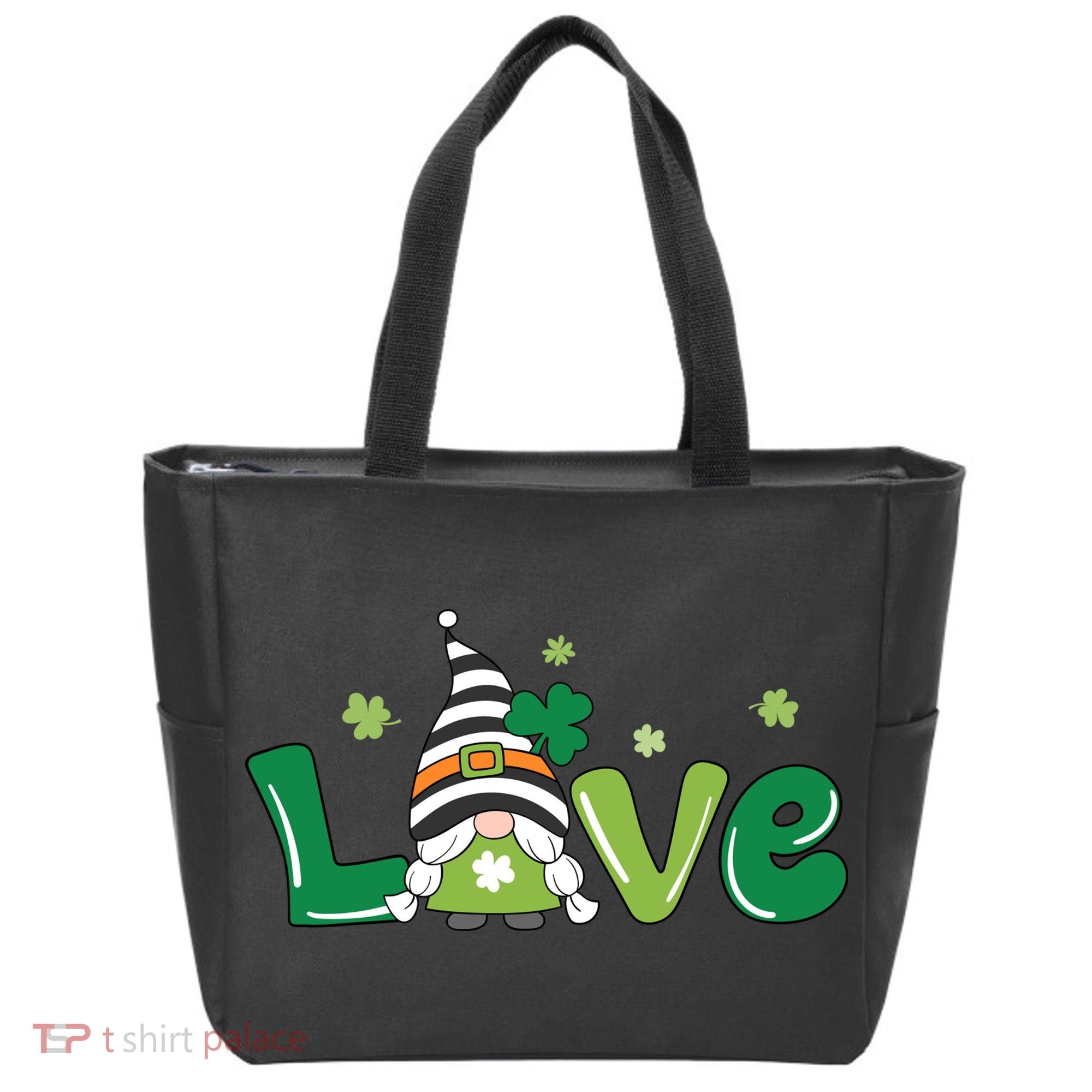 Love Gnome St Patrick's Day Holiday Tote Bag