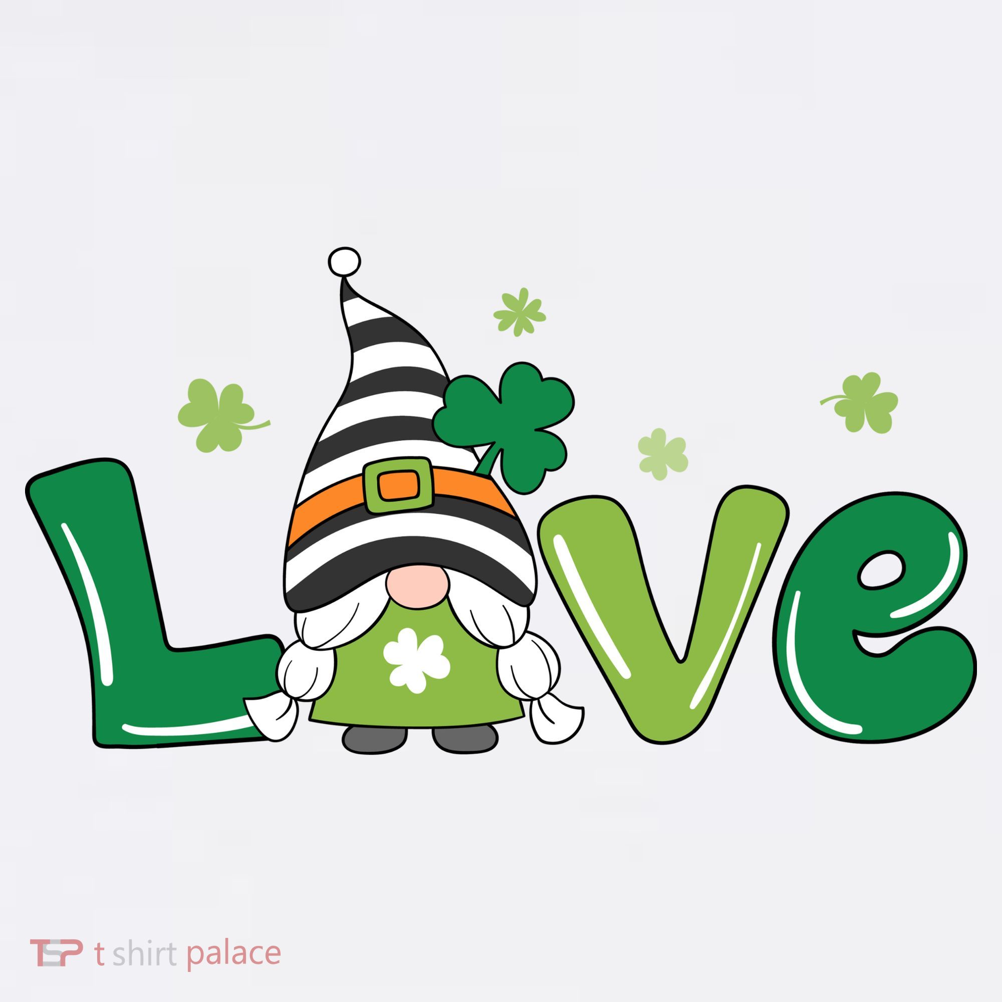 Love Gnome St Patrick's Day Holiday Apron