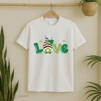 Love Gnome St Patrick's Day Holiday T-Shirt thumb 2