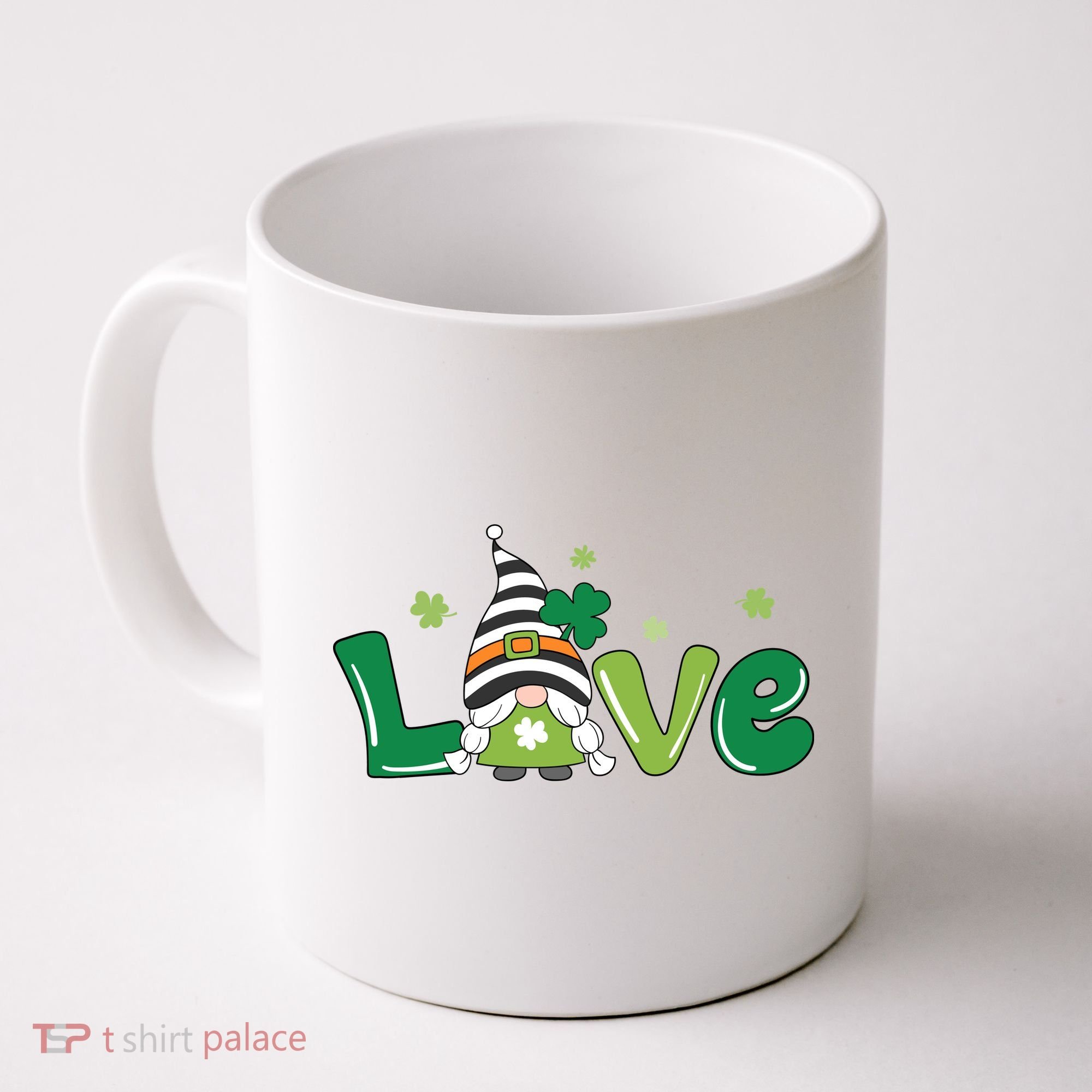 Love Gnome St Patrick's Day Holiday Coffee Mug