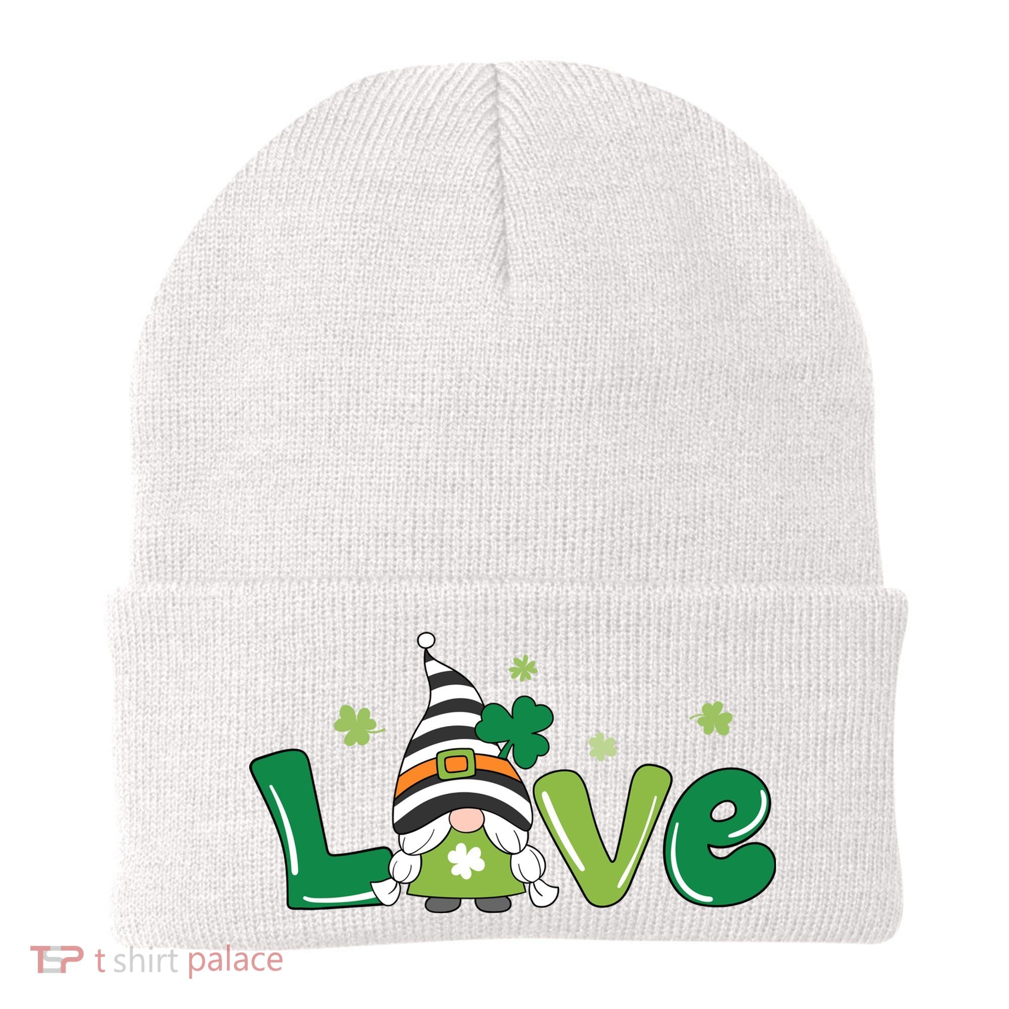 Love Gnome St Patrick's Day Holiday Beanie