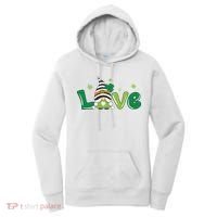 Love Gnome St Patrick's Day Holiday Women's Hoodie thumb 0