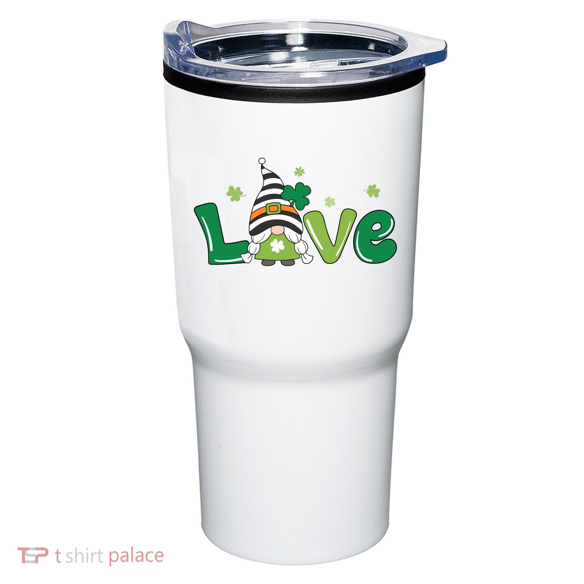 Love Gnome St Patrick's Day Holiday Tumbler