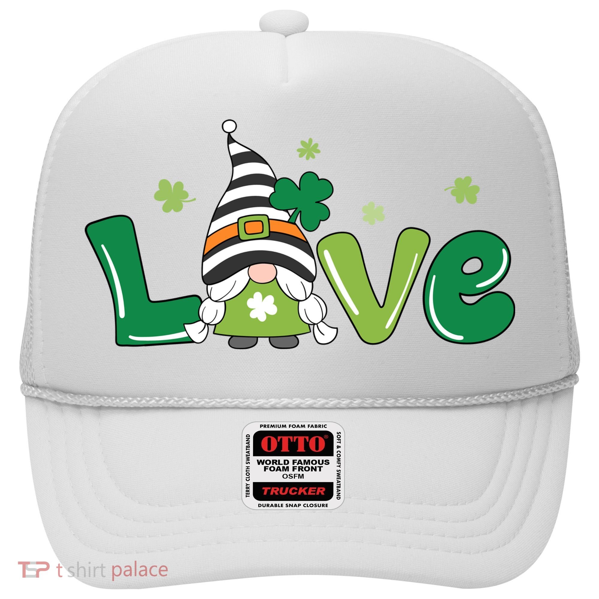 Love Gnome St Patrick's Day Holiday Hat