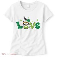 Love Gnome St Patrick's Day Holiday Women's T-Shirt thumb 0