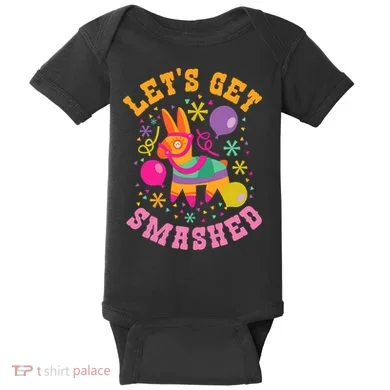Let's Get Smashed Pinata Baby Bodysuit