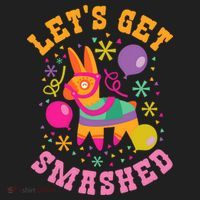 Let's Get Smashed Pinata Golf Towel thumb 3