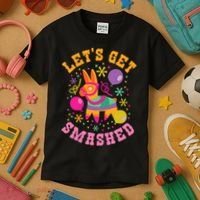 Let's Get Smashed Pinata Kids T-Shirt thumb 3