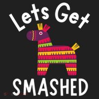 Lets Get Smashed PiñAta Funny Mexico Vacation Gift Women's Sweatshirt thumb 2