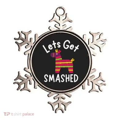 Lets Get Smashed PiñAta Funny Mexico Vacation Gift Ornament