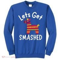 Lets Get Smashed PiñAta Funny Mexico Vacation Gift Sweatshirt thumb 0