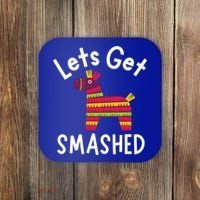Lets Get Smashed PiñAta Funny Mexico Vacation Gift Coaster thumb 0