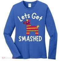 Lets Get Smashed PiñAta Funny Mexico Vacation Gift Women's Long Sleeve Shirt thumb 0