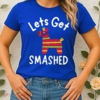 Lets Get Smashed PiñAta Funny Mexico Vacation Gift Women's T-Shirt thumb 2