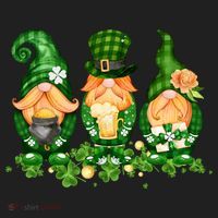 Lucky Gnome St Patrick's Day Festive Women's Sweatshirt thumb 2
