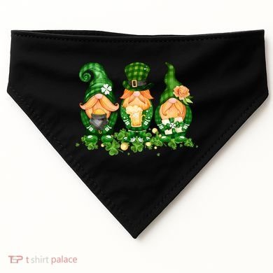 Lucky Gnome St Patrick's Day Festive USA-Made Doggie Bandana