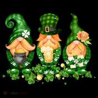 Lucky Gnome St Patrick's Day Festive Bucket Hat thumb 4