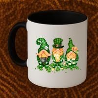 Lucky Gnome St Patrick's Day Festive Coffee Mug thumb 2