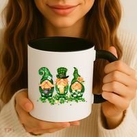 Lucky Gnome St Patrick's Day Festive Coffee Mug thumb 3