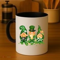 Lucky Gnome St Patrick's Day Festive Coffee Mug thumb 4