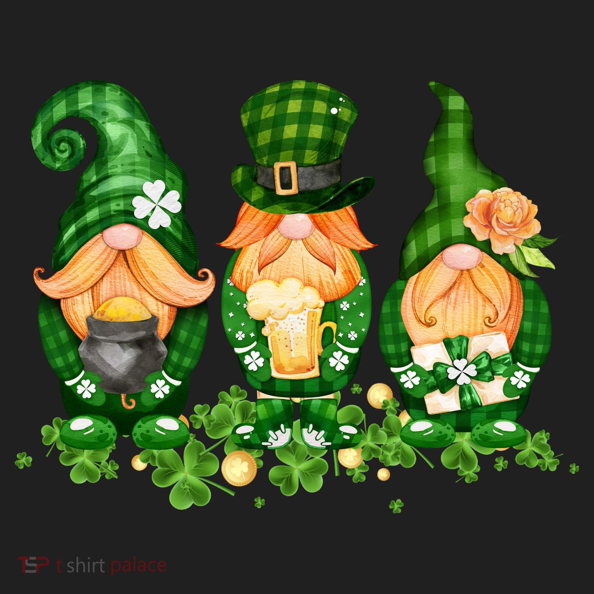 Lucky Gnome St Patrick's Day Festive Tumbler