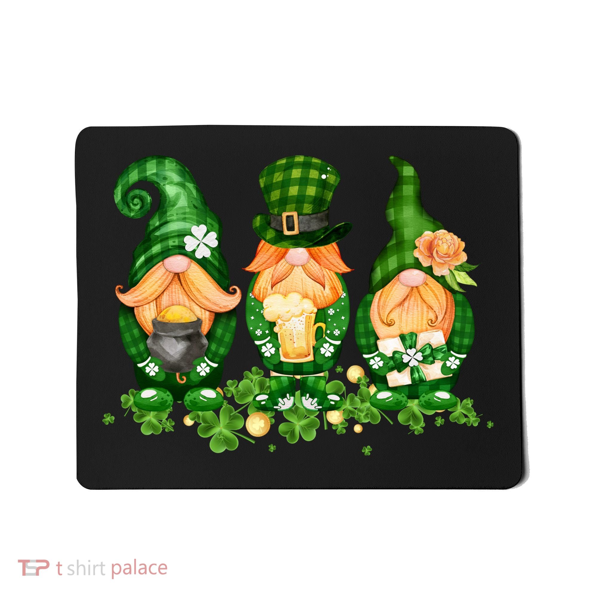 Lucky Gnome St Patrick's Day Festive Mousepad