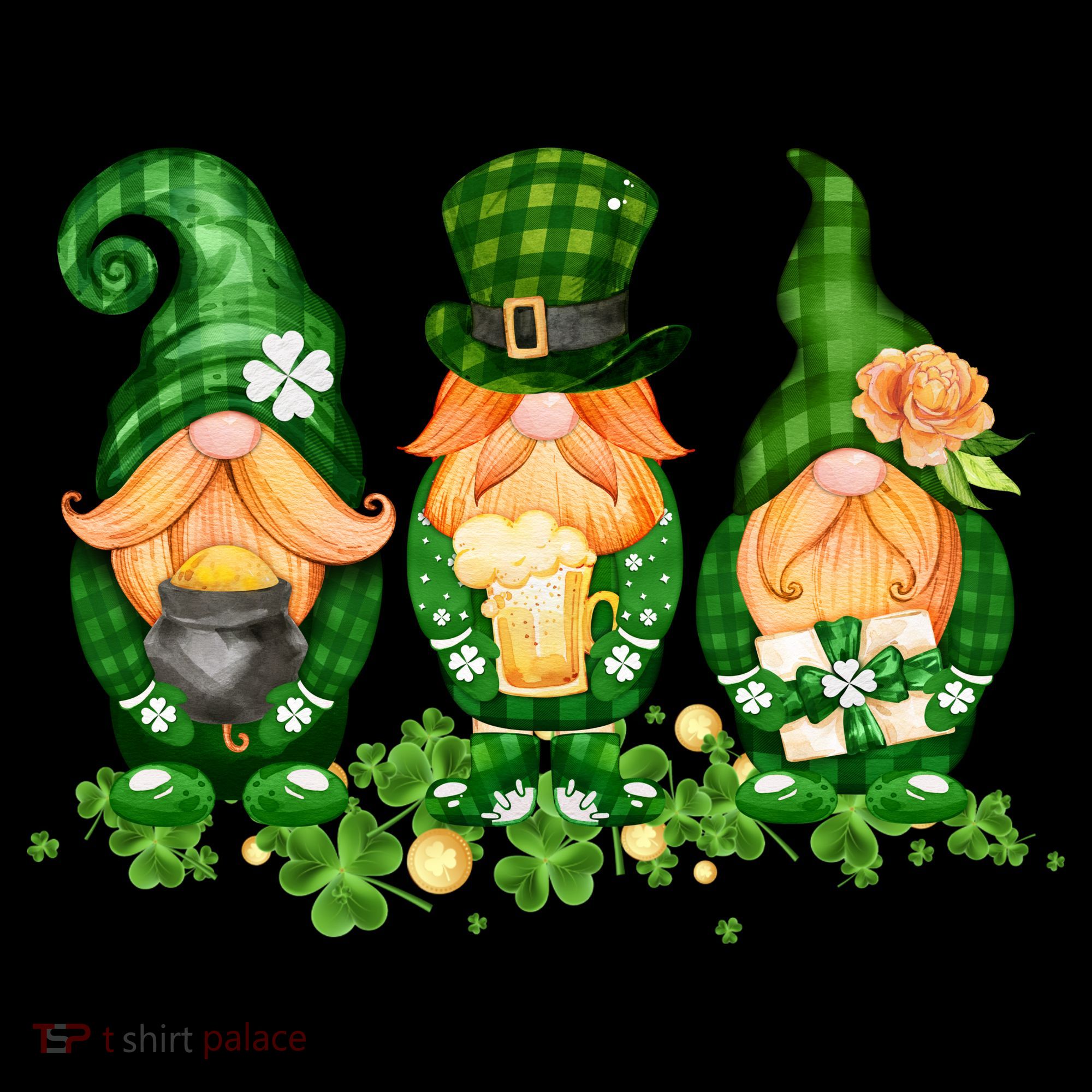 Lucky Gnome St Patrick's Day Festive Mousepad