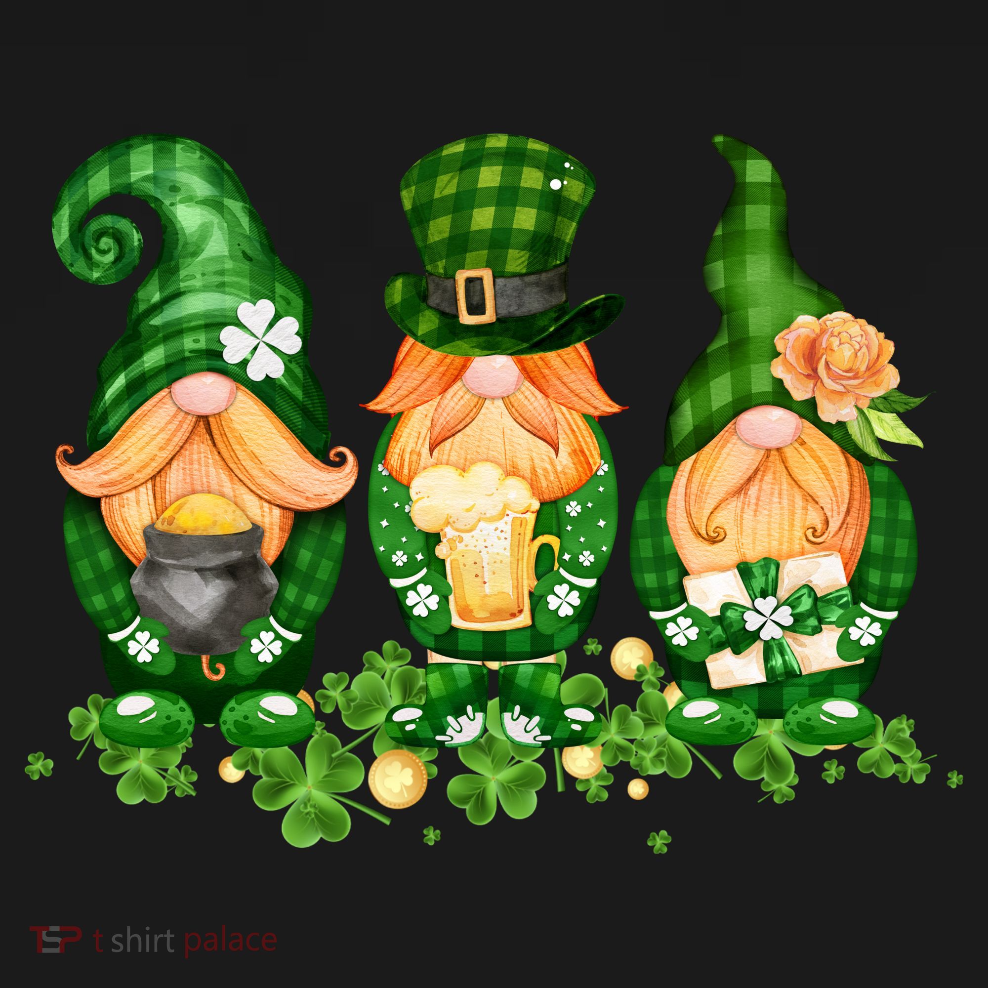 Lucky Gnome St Patrick's Day Festive Visor