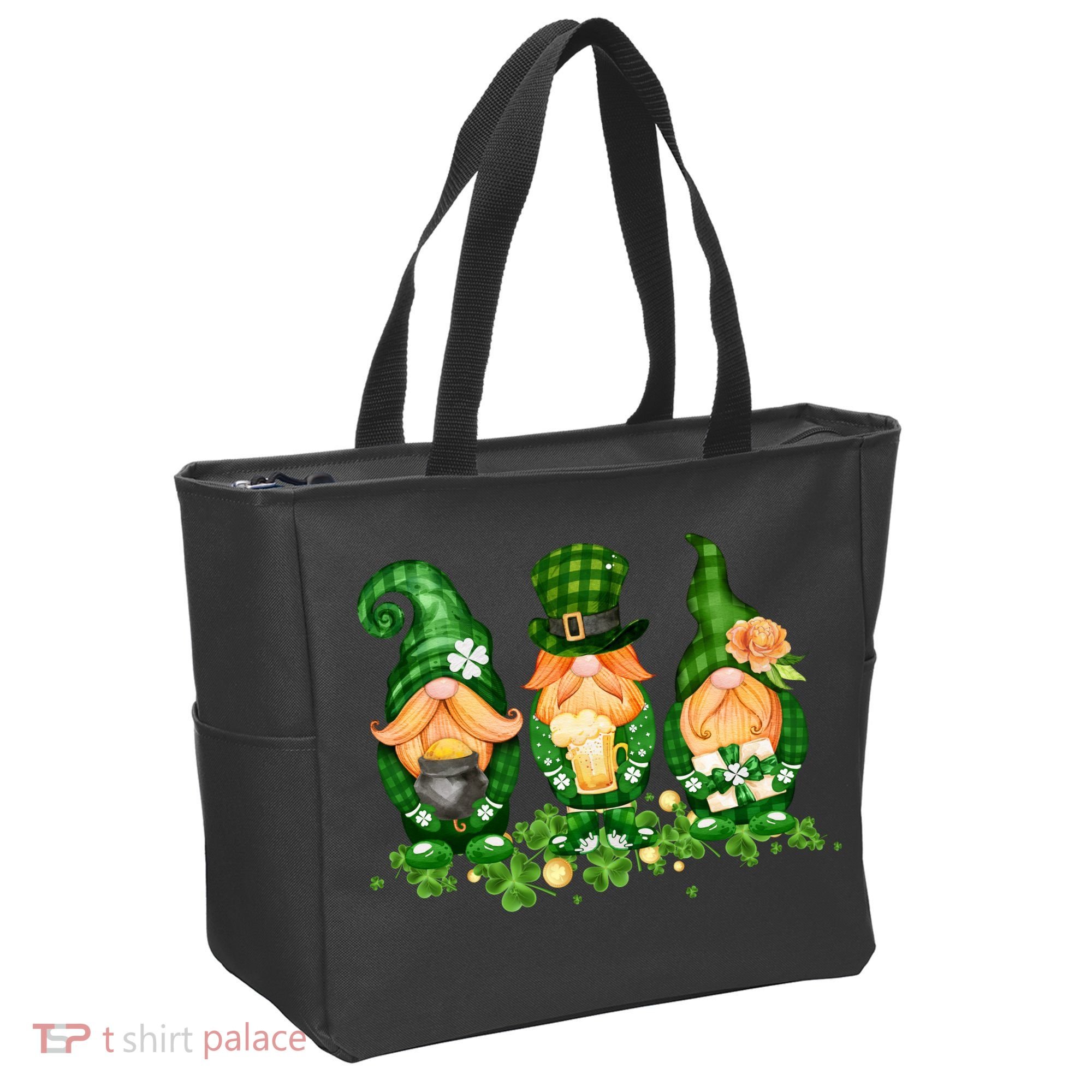 Lucky Gnome St Patrick's Day Festive Tote Bag