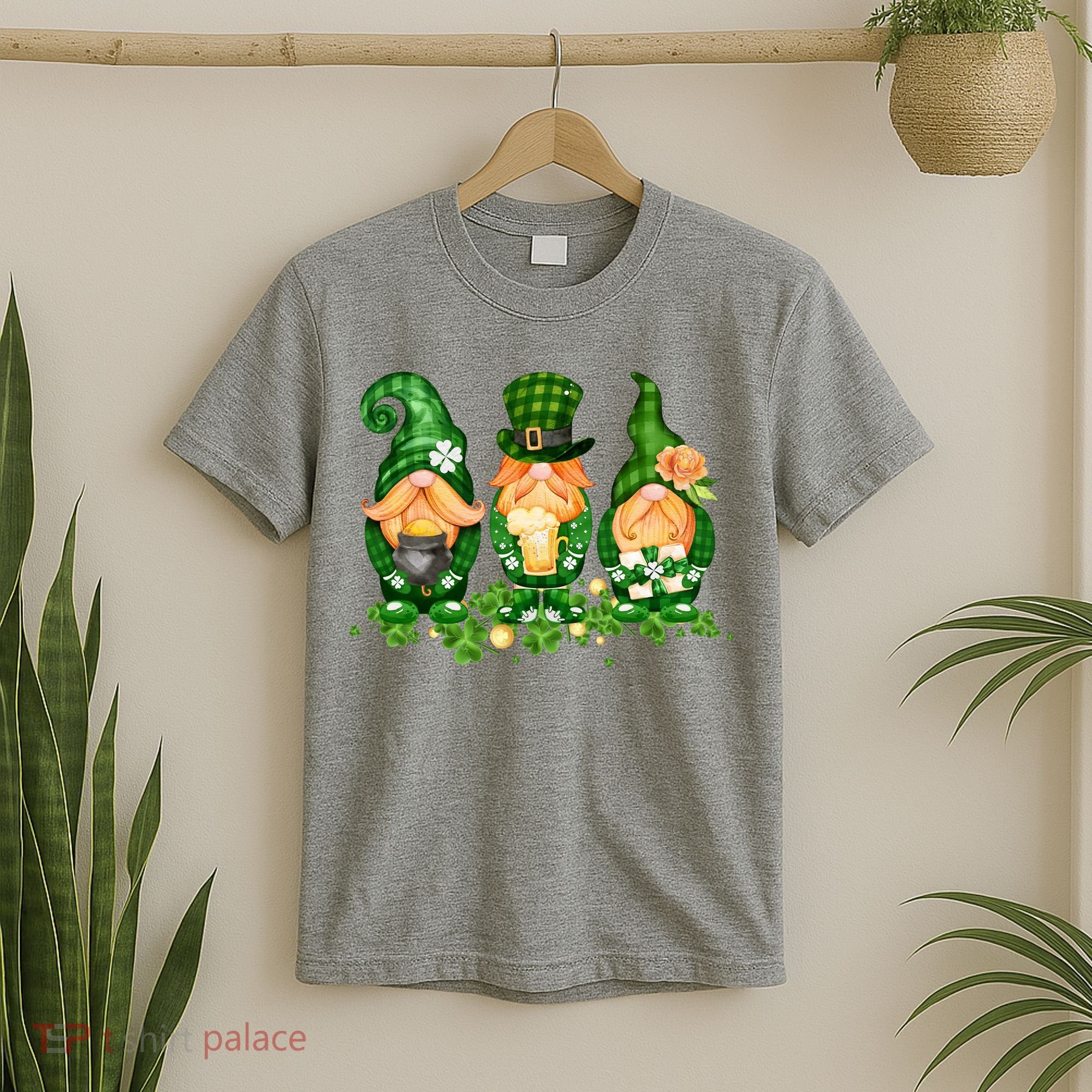 Lucky Gnome St Patrick's Day Festive T-Shirt