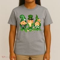 Lucky Gnome St Patrick's Day Festive T-Shirt thumb 4