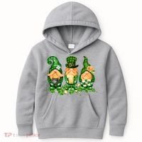 Lucky Gnome St Patrick's Day Festive Kids Hoodie thumb 0