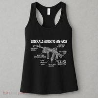 Liberals Guide To An Ar15 Funny Anti Liberal Pro Gun Ar15 2a Women's Tank Top thumb 3