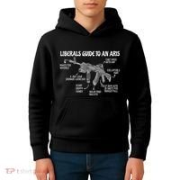 Liberals Guide To An Ar15 Funny Anti Liberal Pro Gun Ar15 2a Kids Hoodie thumb 4