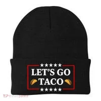 Let's Go Taco Trump Beanie thumb 0