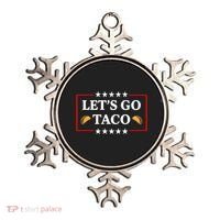 Let's Go Taco Trump Ornament thumb 0