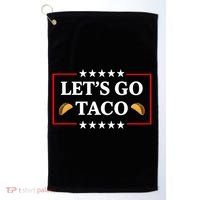 Let's Go Taco Trump Golf Towel thumb 0
