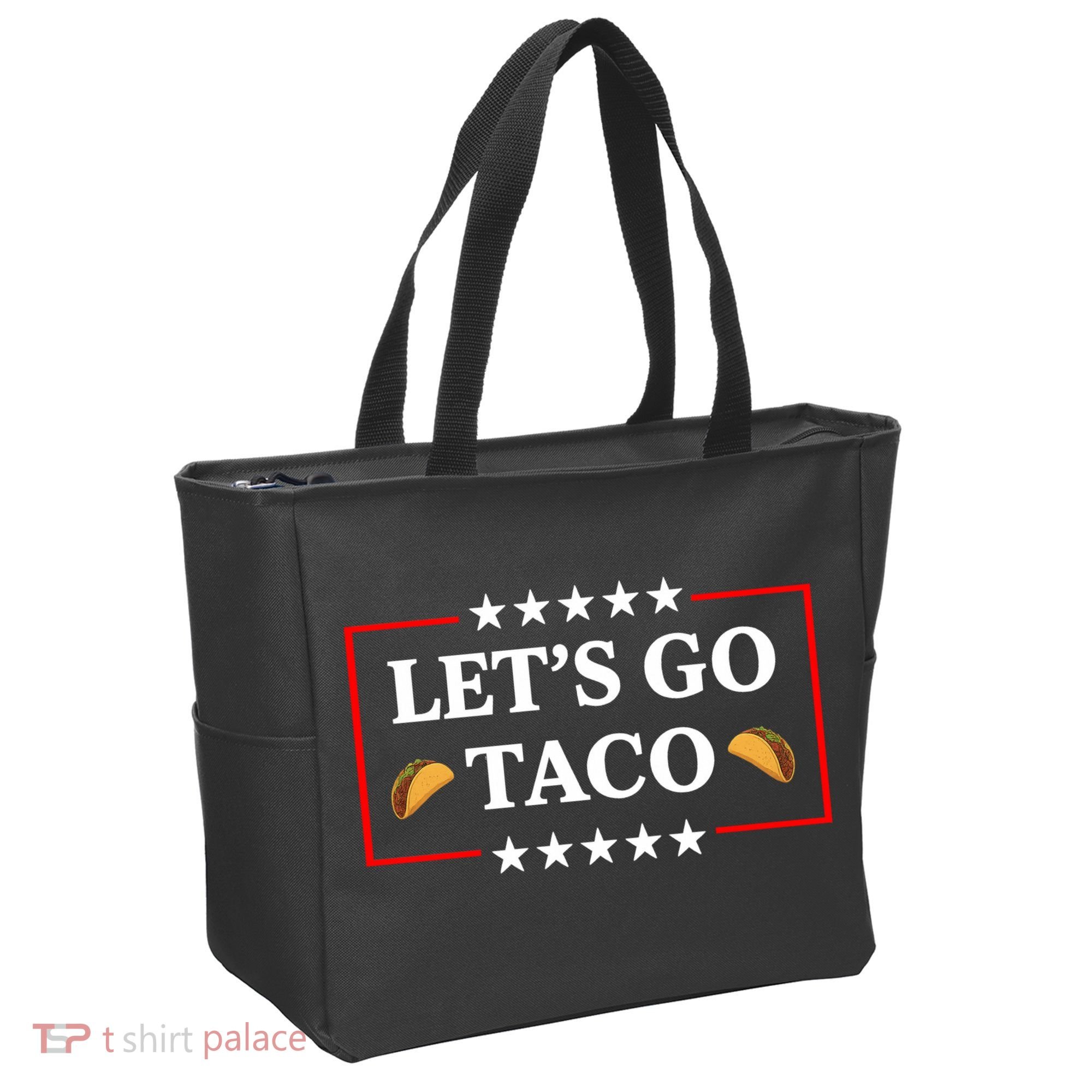Let's Go Taco Trump Tote Bag