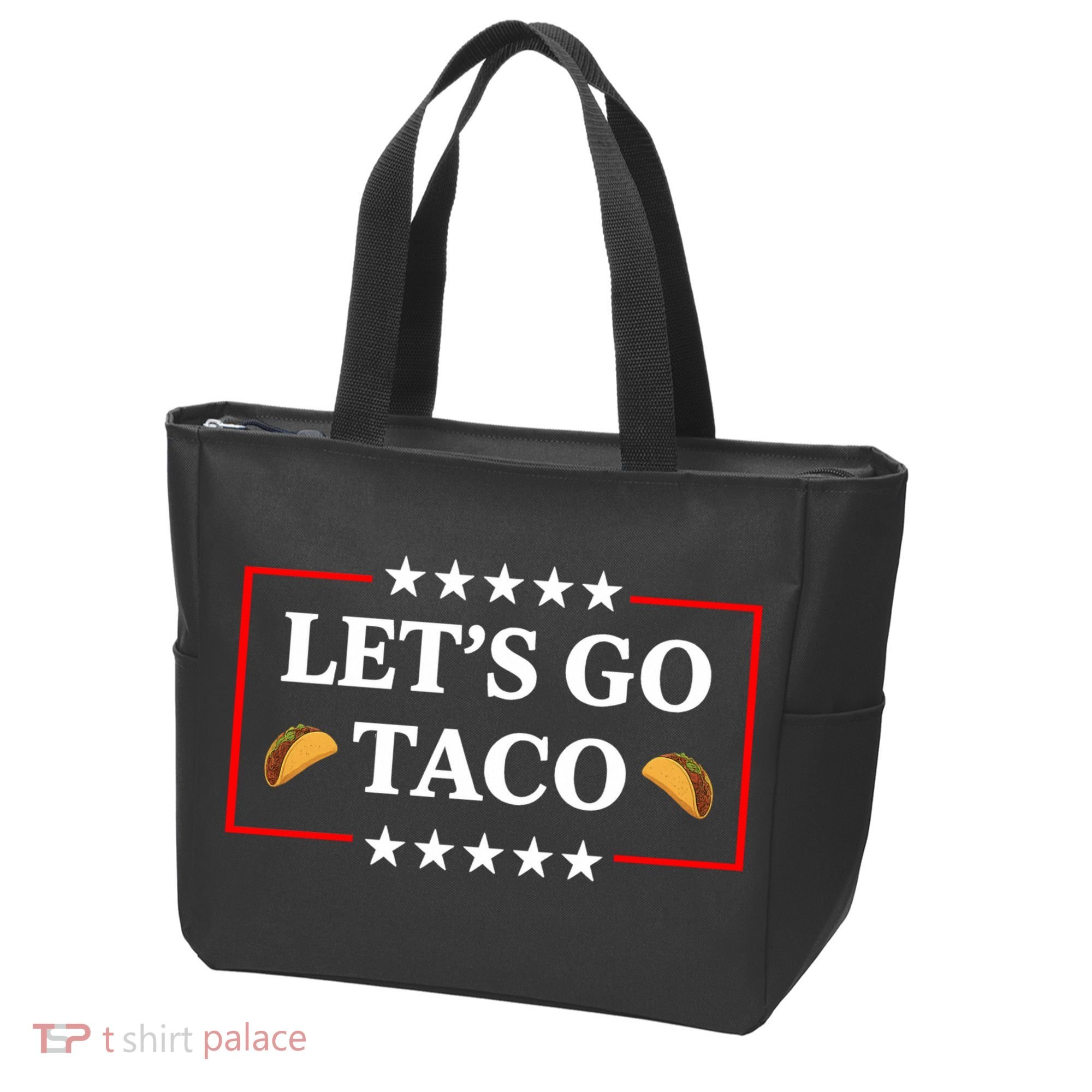 Let's Go Taco Trump Tote Bag