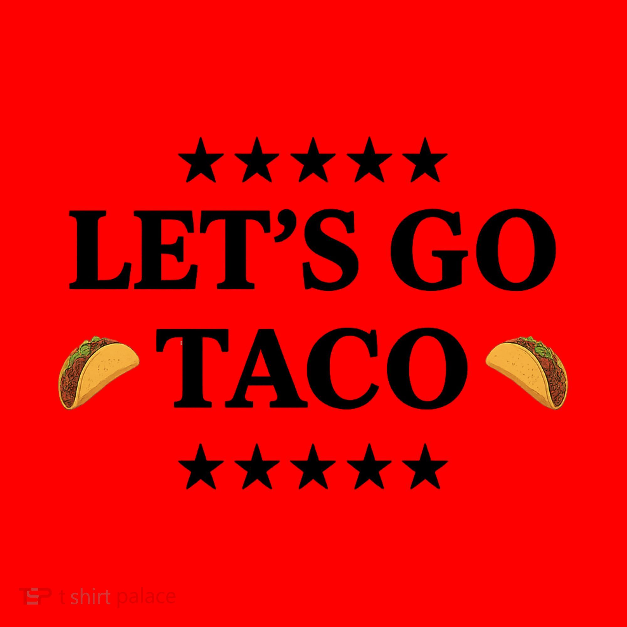 Let's Go Taco Trump Santa Hat