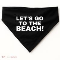 Let’s Go To The Beach USA-Made Doggie Bandana thumb 0