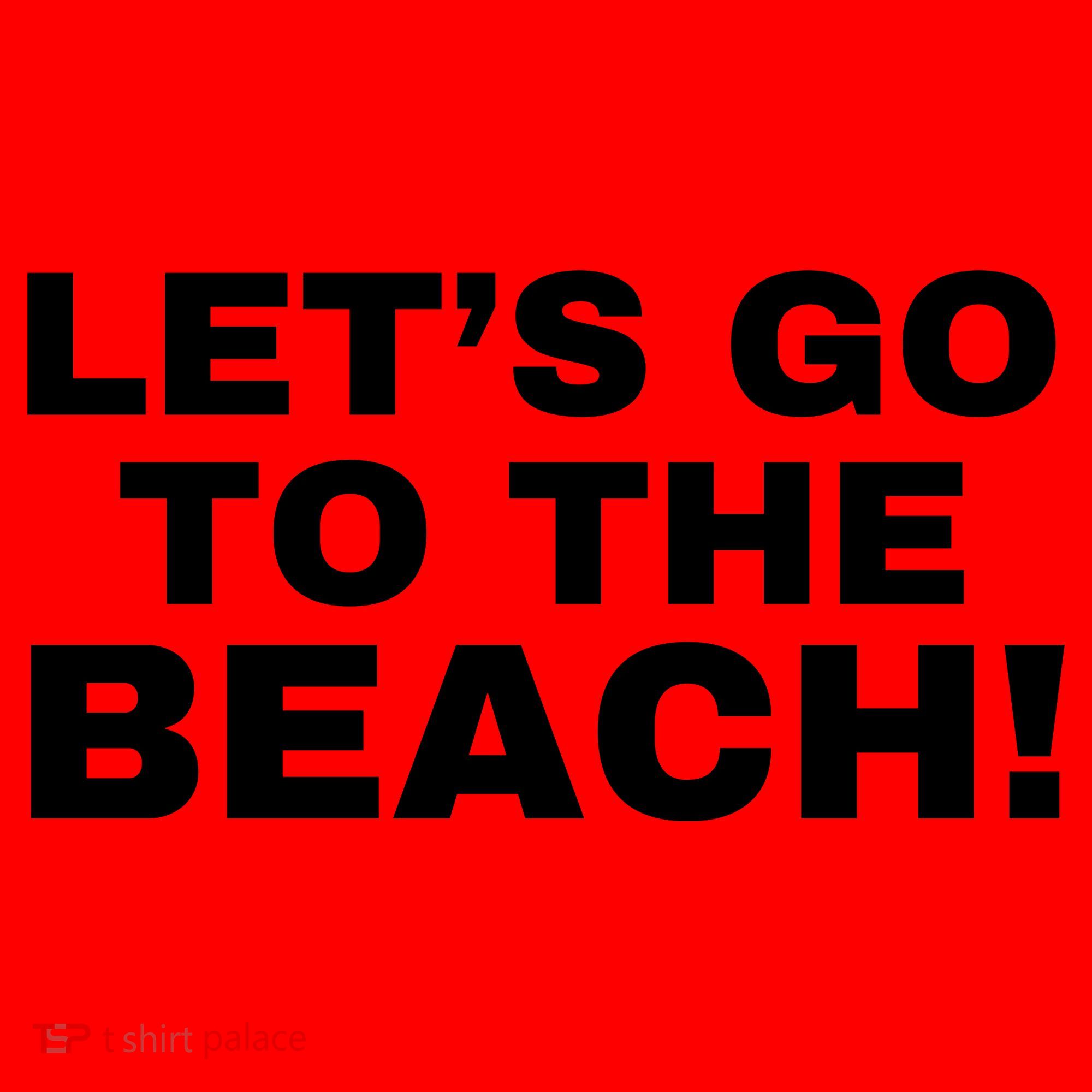 Let’s Go To The Beach Santa Hat