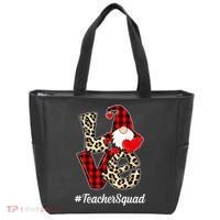 Love Gnome Teacher Squad Happy Valentine Day Tote Bag thumb 0